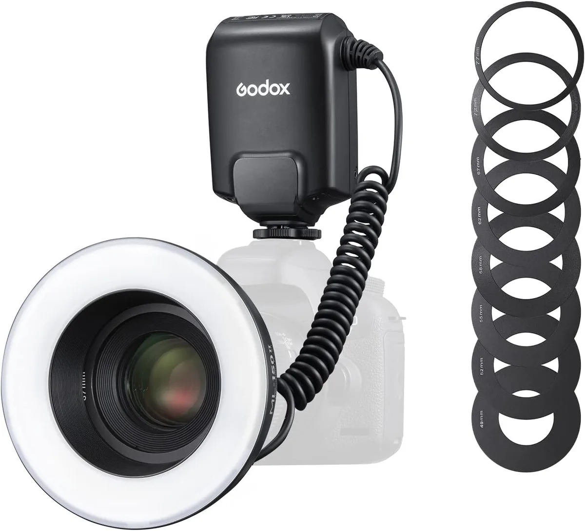 Godox ML150II Macro: Flash annulaire puissant